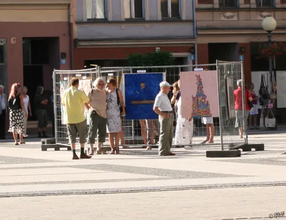 Międzynarodowy Plener Malarski Barok w Brzegu 2010, widok ekspozycji